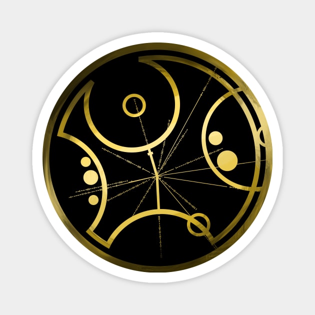 Voyager Gallifreyan Pulsar Map Magnet by Circulartz